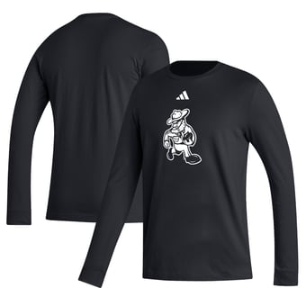 Men's adidas  Black Texas A&M Aggies Ol' Sarge Football Long Sleeve T-Shirt