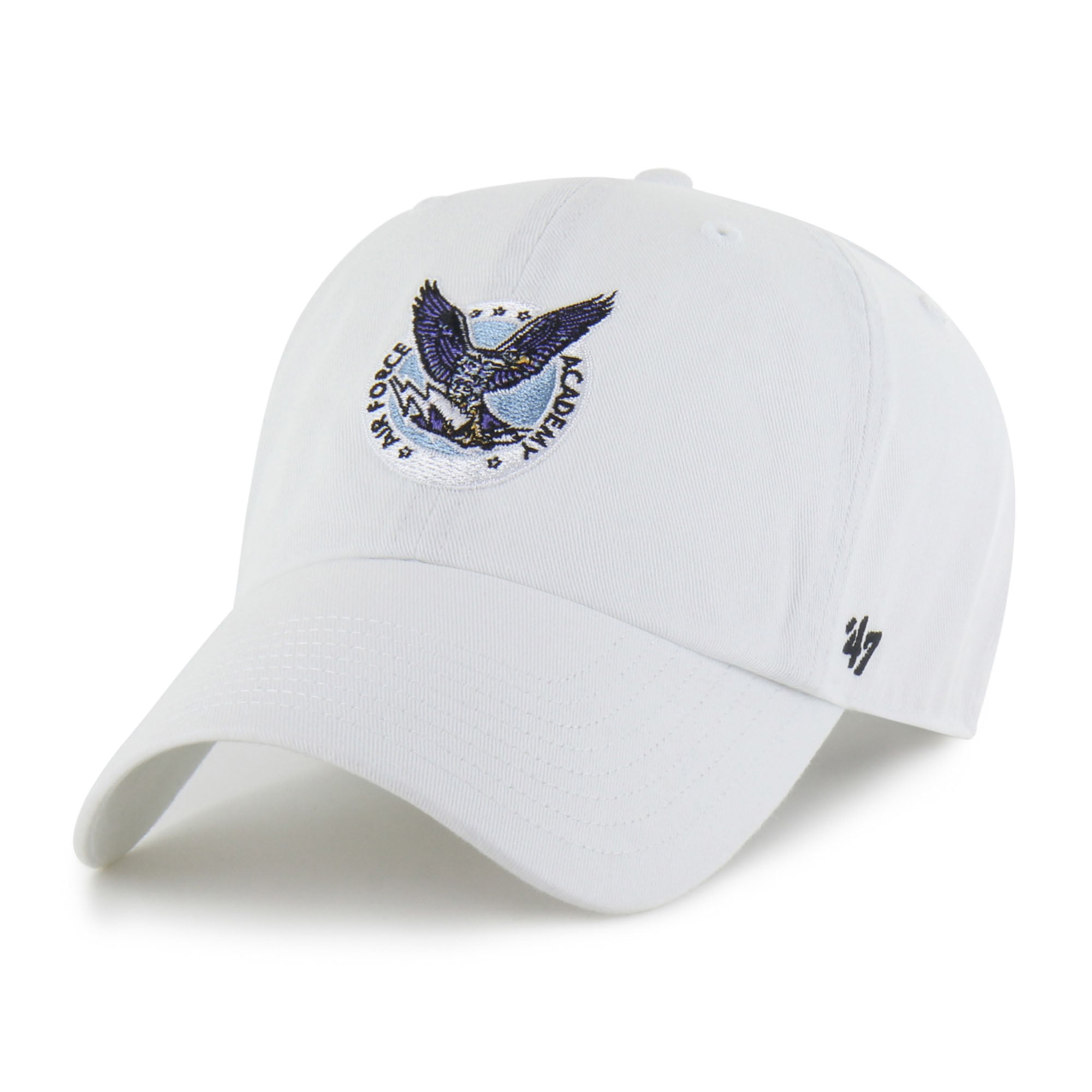 Men's '47  White Air Force Falcons Vault Clean Up Adjustable Hat