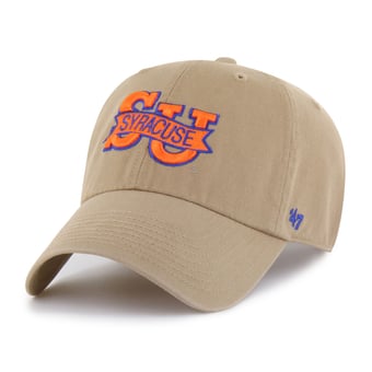 Unisex '47  Syracuse Orange Khaki Vault Clean Up Adjustable Hat