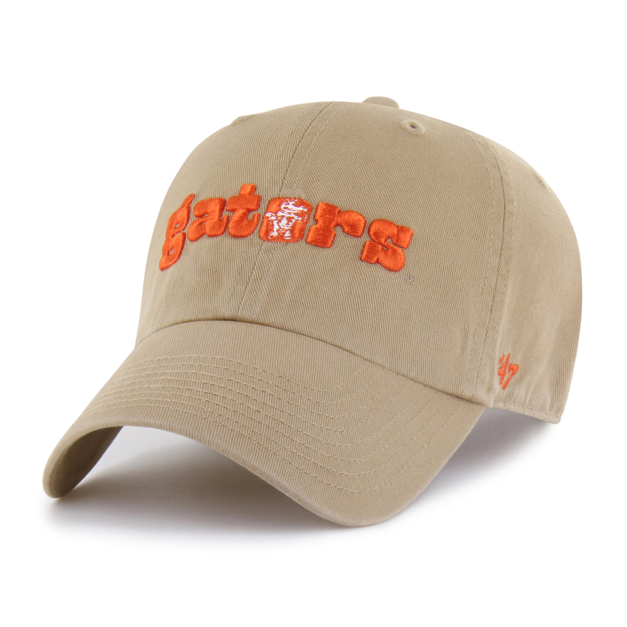 Unisex '47  Khaki Florida Gators Mascot Clean Up Adjustable Hat