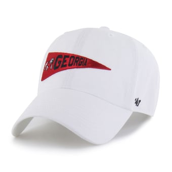 Men's '47  White Georgia Bulldogs Vault Clean Up Adjustable Hat