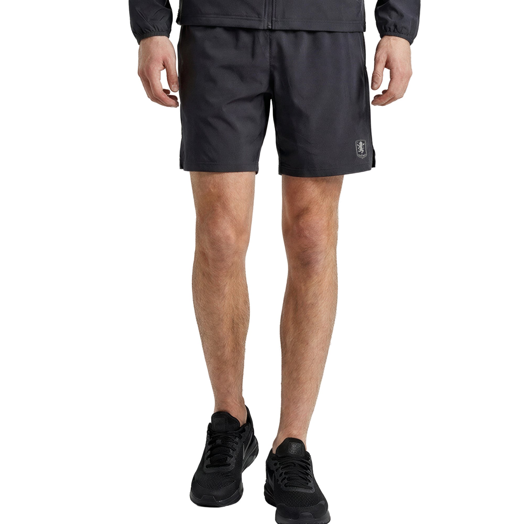 Aston Villa Velocity Woven Short - Dark Grey - Mens