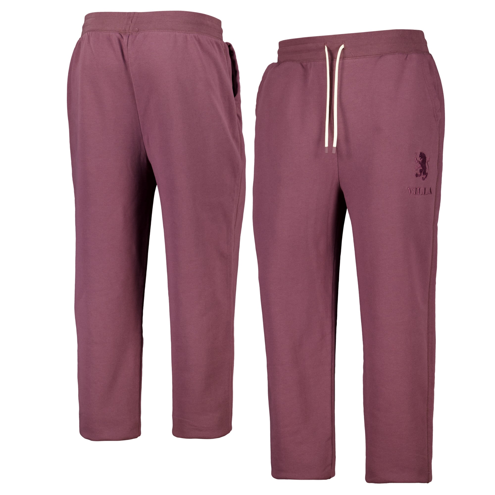 Pantalon de jogging en molleton français Aston Villa - Violet foncé - Homme