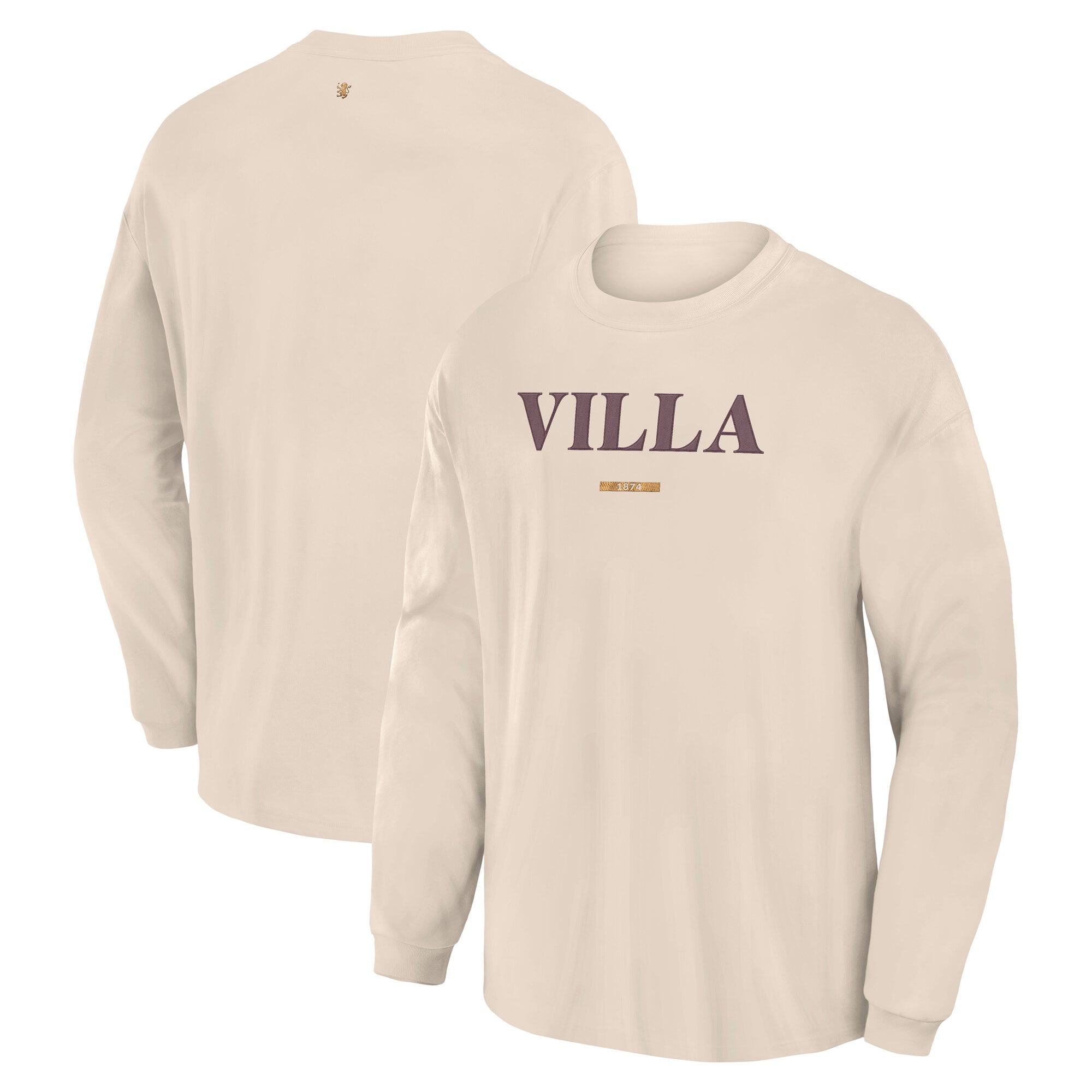 Camiseta de manga larga Aston Villa Heavyweight - Gris Whitecap - Hombre