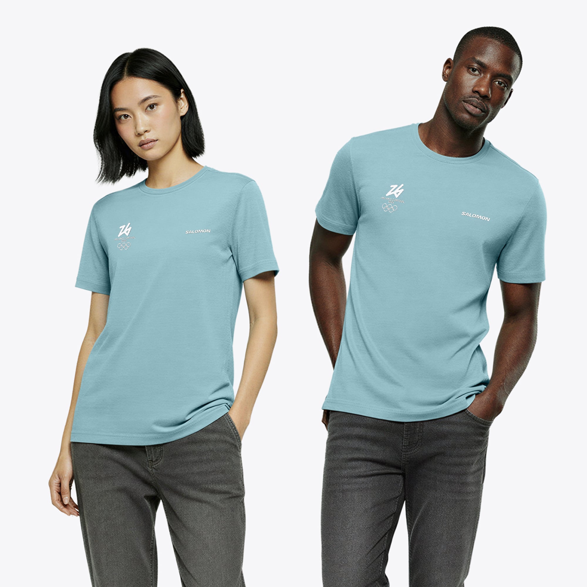 Maglietta Salomon Look of the Games Olimpiadi Milano Cortina 2026 - Blu - Unisex