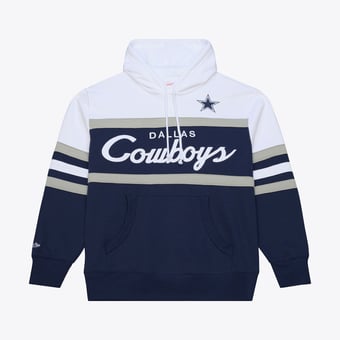 Men's Mitchell & Ness Navy Dallas Cowboys Head Coach Hoodie