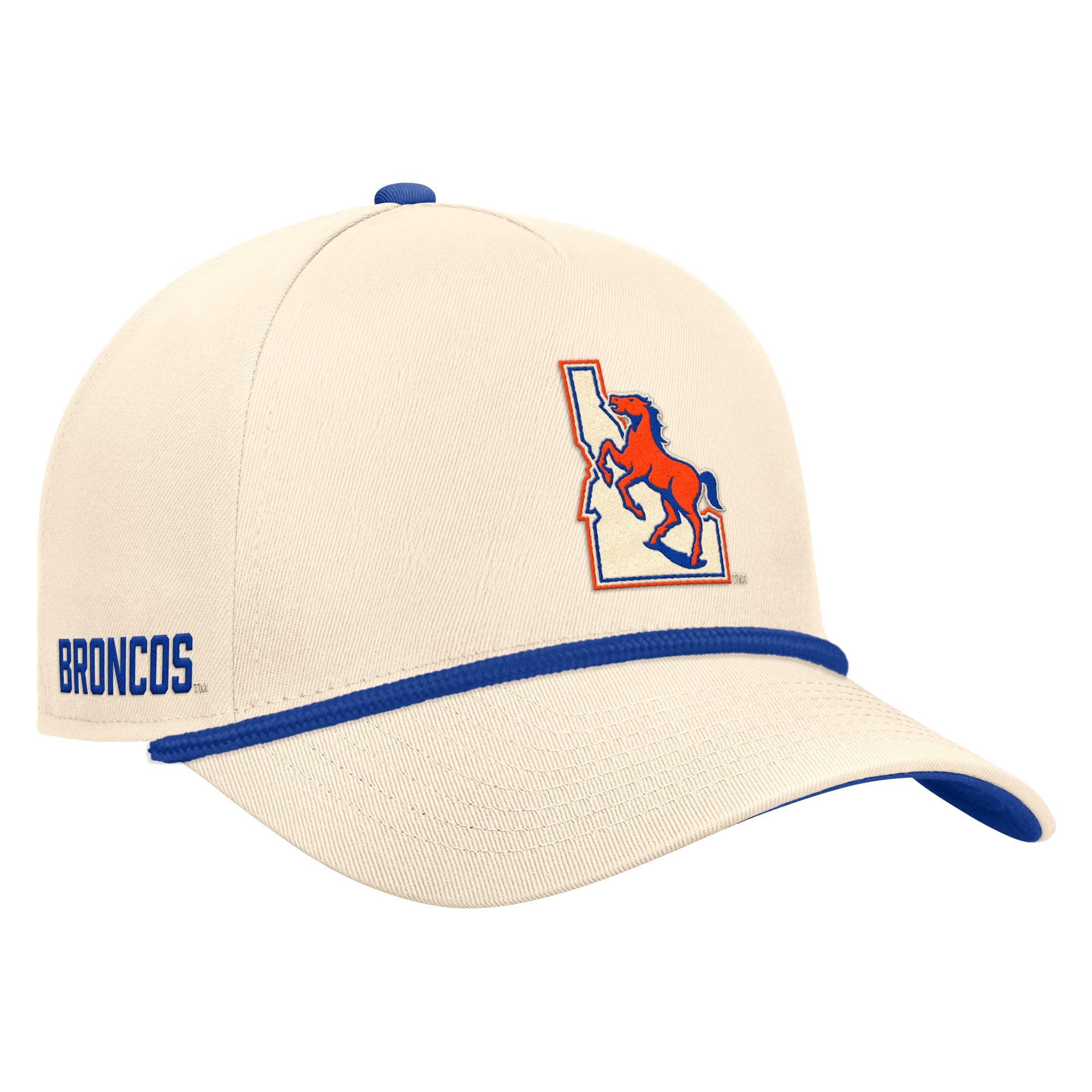 Men's Nike Natural Boise State Broncos Vintage Rope Rise Adjustable Hat