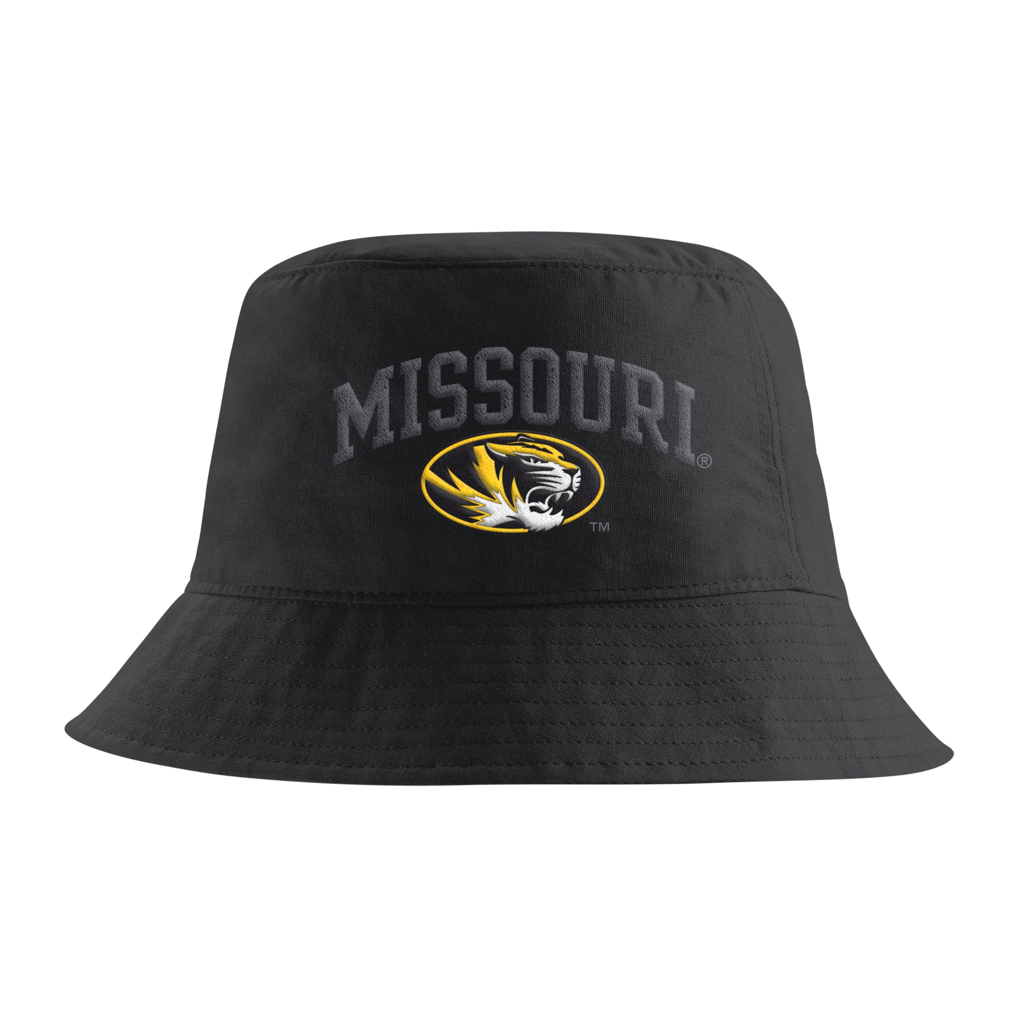 Men's Nike Black Missouri Tigers Apex Striped Bucket Hat
