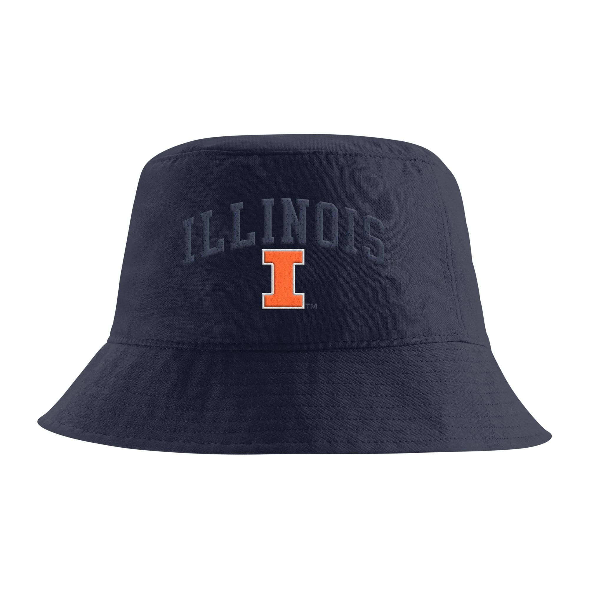 Men's Nike Navy Illinois Fighting Illini Apex Striped Bucket Hat