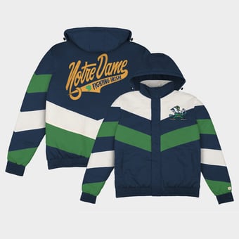 Men's Homefield  Navy Notre Dame Fighting Irish Retro Full-Zip Jacket