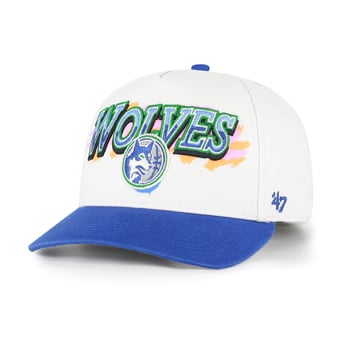 Men's '47  Cream Minnesota Timberwolves City Paint Hitch Adjustable Hat