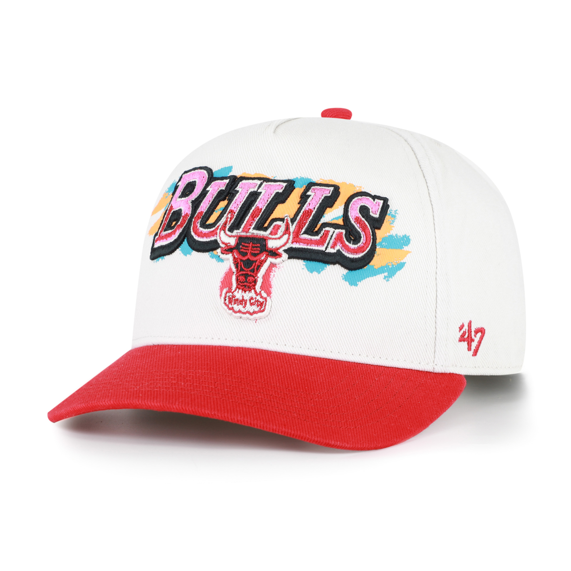 Men's '47  Cream Chicago Bulls City Paint Hitch Adjustable Hat
