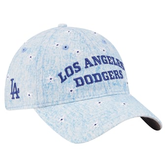Women's New Era  Light Blue Los Angeles Dodgers Daisy All Over 9TWENTY Adjustable Hat