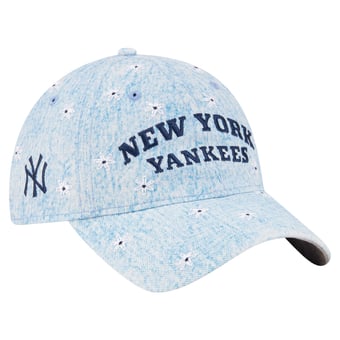 Women's New Era  Light Blue New York Yankees Daisy All Over 9TWENTY Adjustable Hat