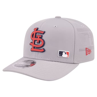 Men's New Era Gray St. Louis Cardinals Laser Perforated 9SEVENTY Adjustable Hat