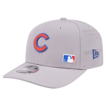 Men's New Era Gray Chicago Cubs Laser Perforated 9SEVENTY Adjustable Hat