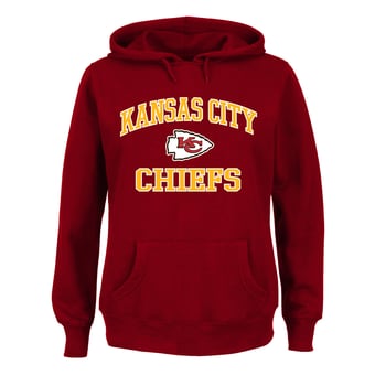 Women's Fanatics Red Kansas City Chiefs Plus Size Heart & Soul Hoodie