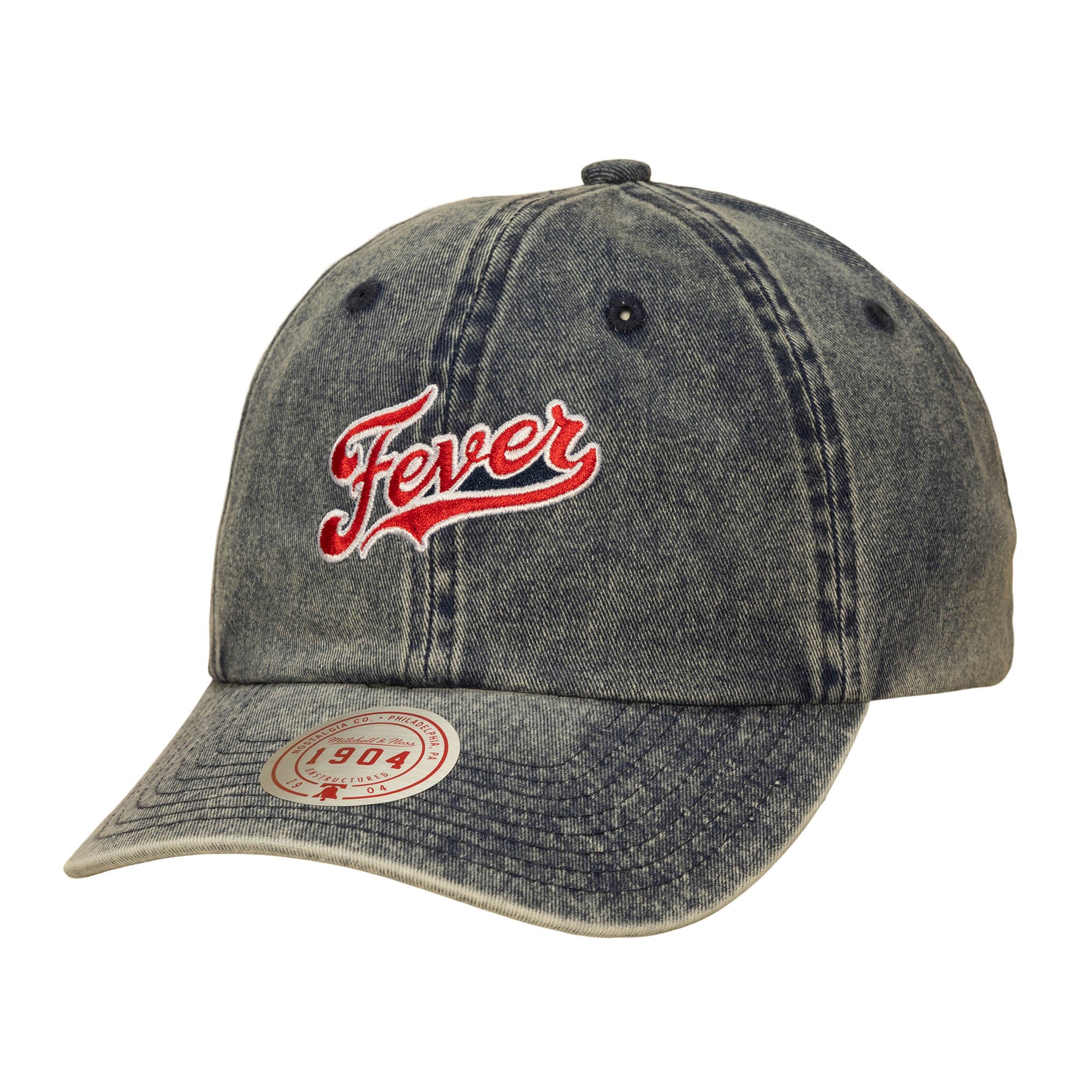 Unisex Mitchell & Ness Navy Indiana Fever Legendary 1904 Strapback Adjustable Hat