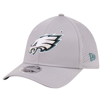 Men's New Era Gray Philadelphia Eagles 39THIRTY M-Crown Stretch Hat
