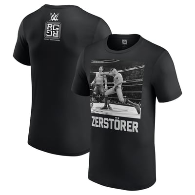 Men's Black Gunther Zerstorer Graphic T-Shirt