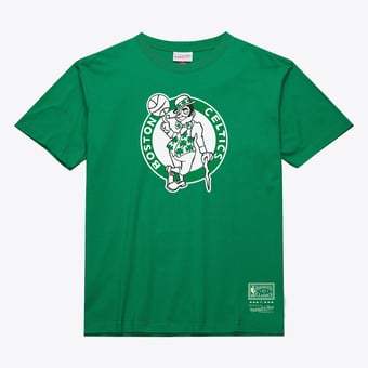 Unisex Mitchell & Ness  Kelly Green Boston Celtics Hardwood Classics Arch T-Shirt
