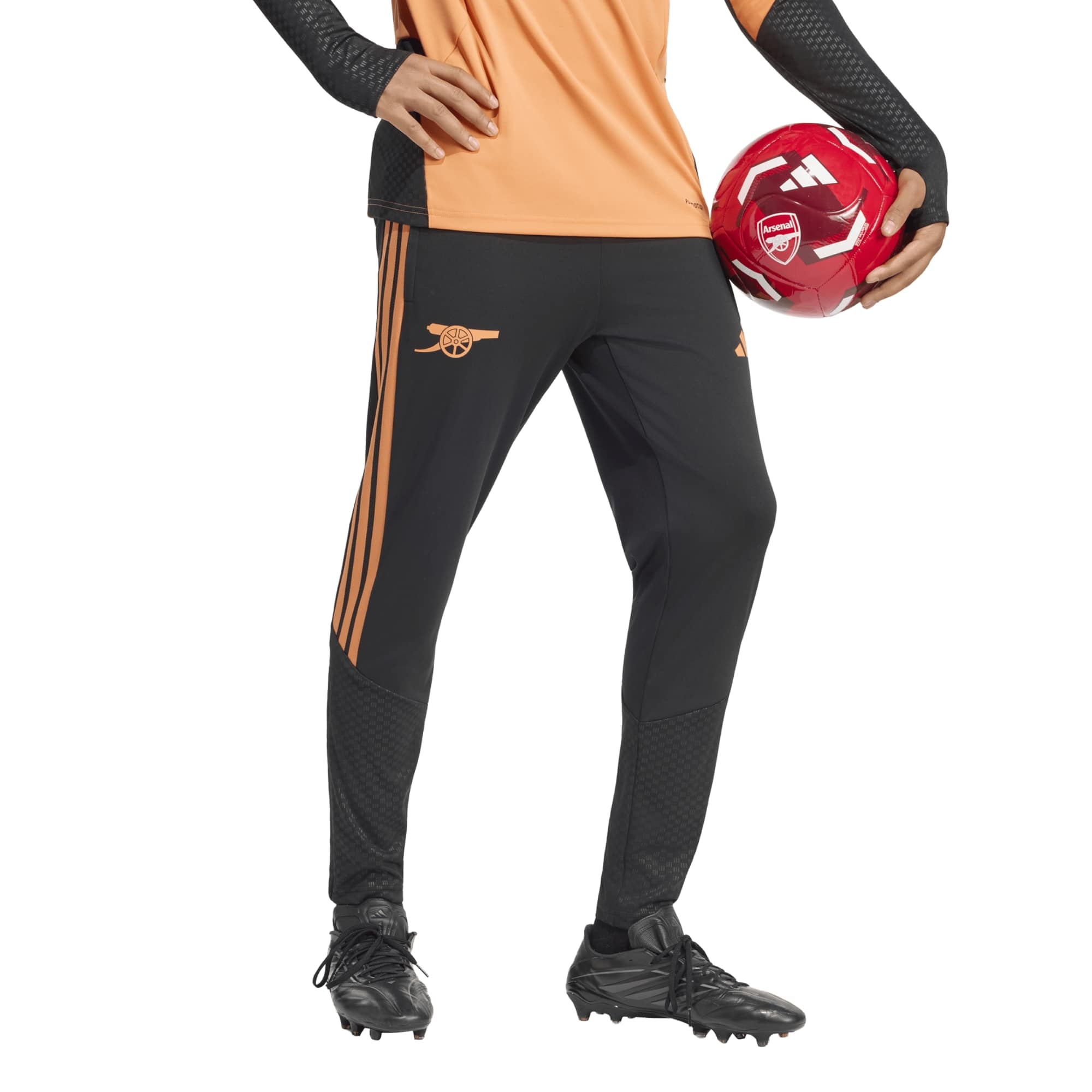 Pantalones largos de entrenamiento del Arsenal adidas - Negros: retailer-supplied image