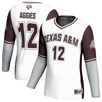 Unisex GameDay Greats  White Texas A&M Aggies 2025 NCAA Volleyball National Champions Commemorative Fashion Jersey