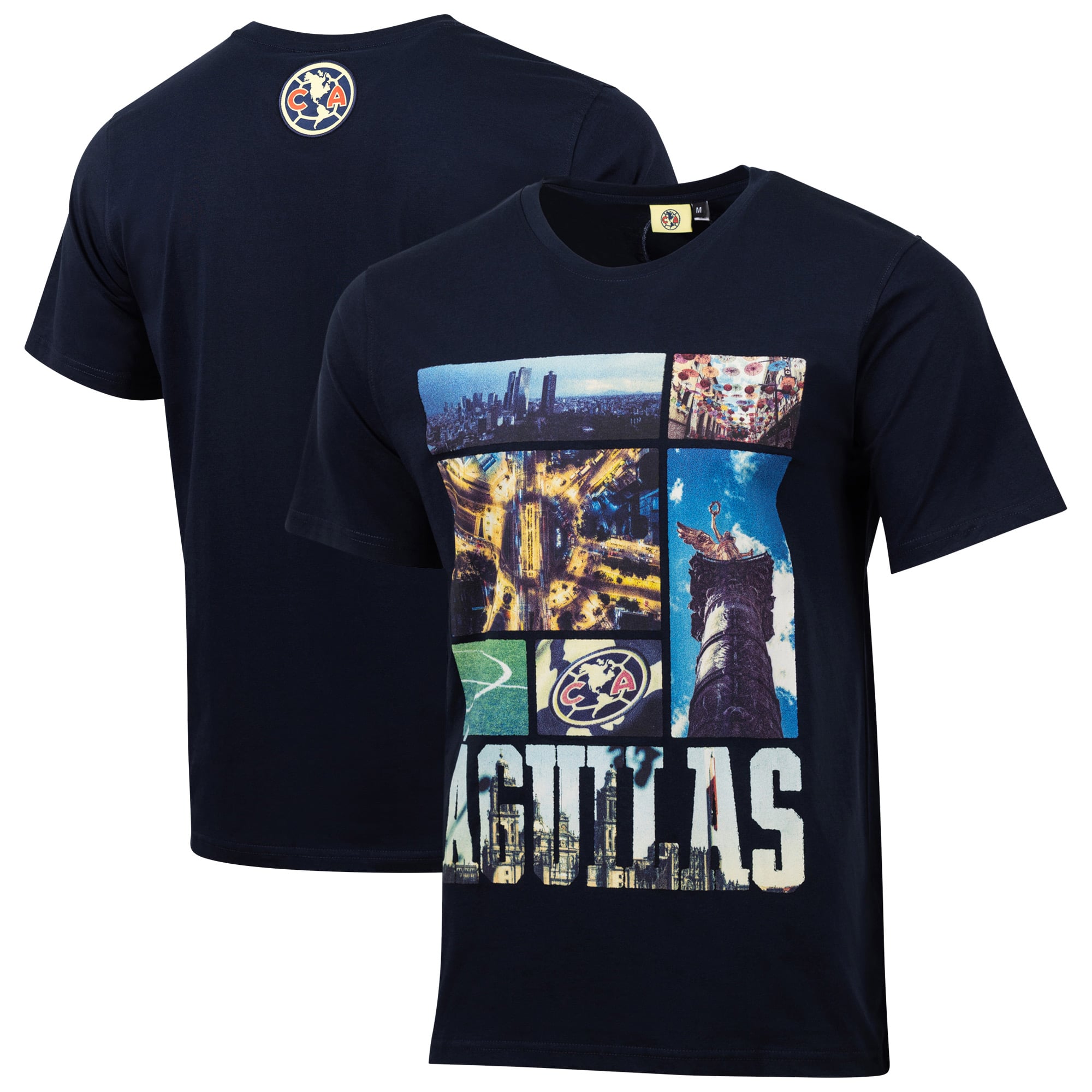 Men's Sport Design Sweden  Navy Club America Landmark Relaxed T-Shirt