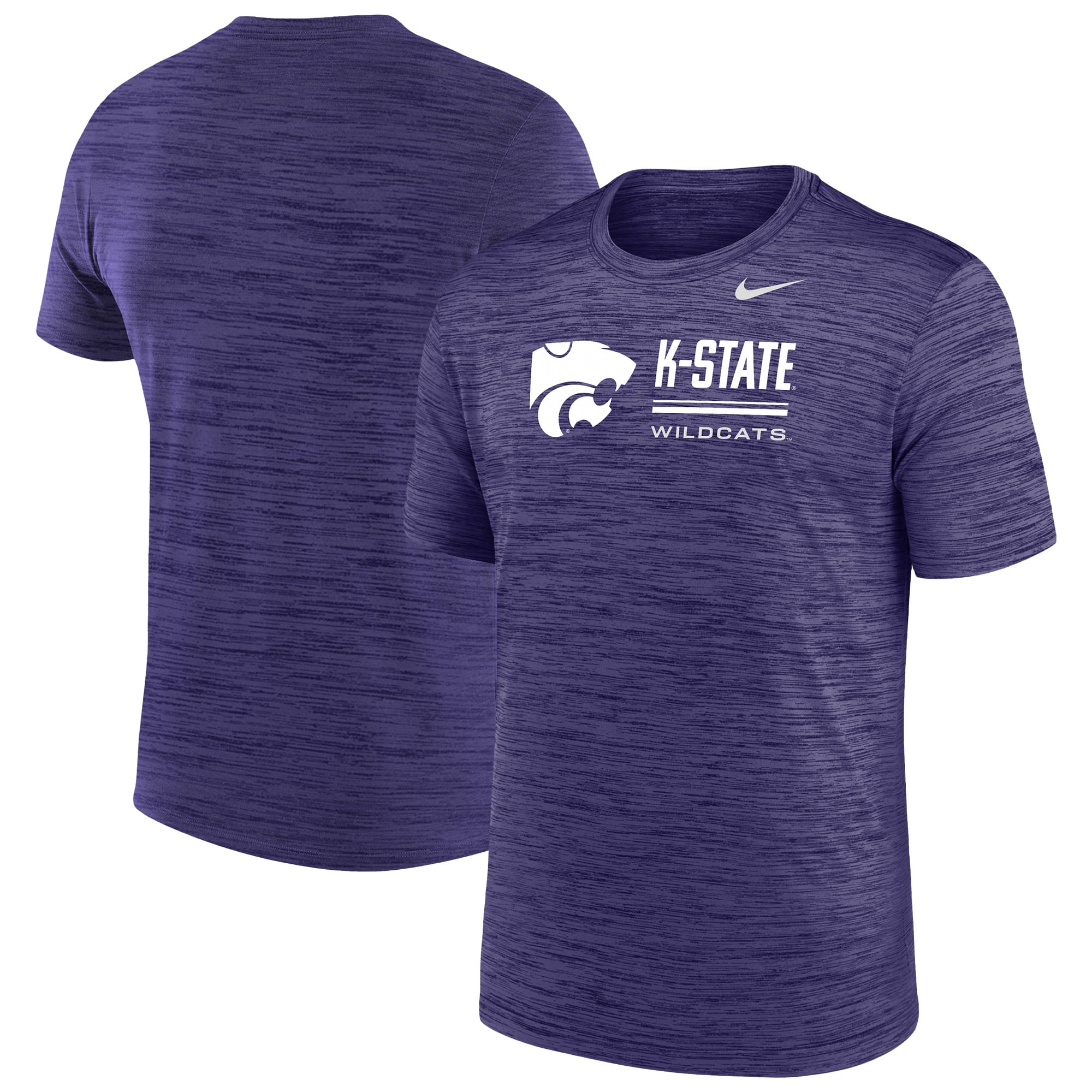 Men's Nike Purple Kansas State Wildcats Velocity Dri-FIT T-Shirt