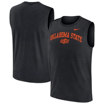 Men's Nike  Black Oklahoma State Cowboys Legend Dri-FIT Tank Top