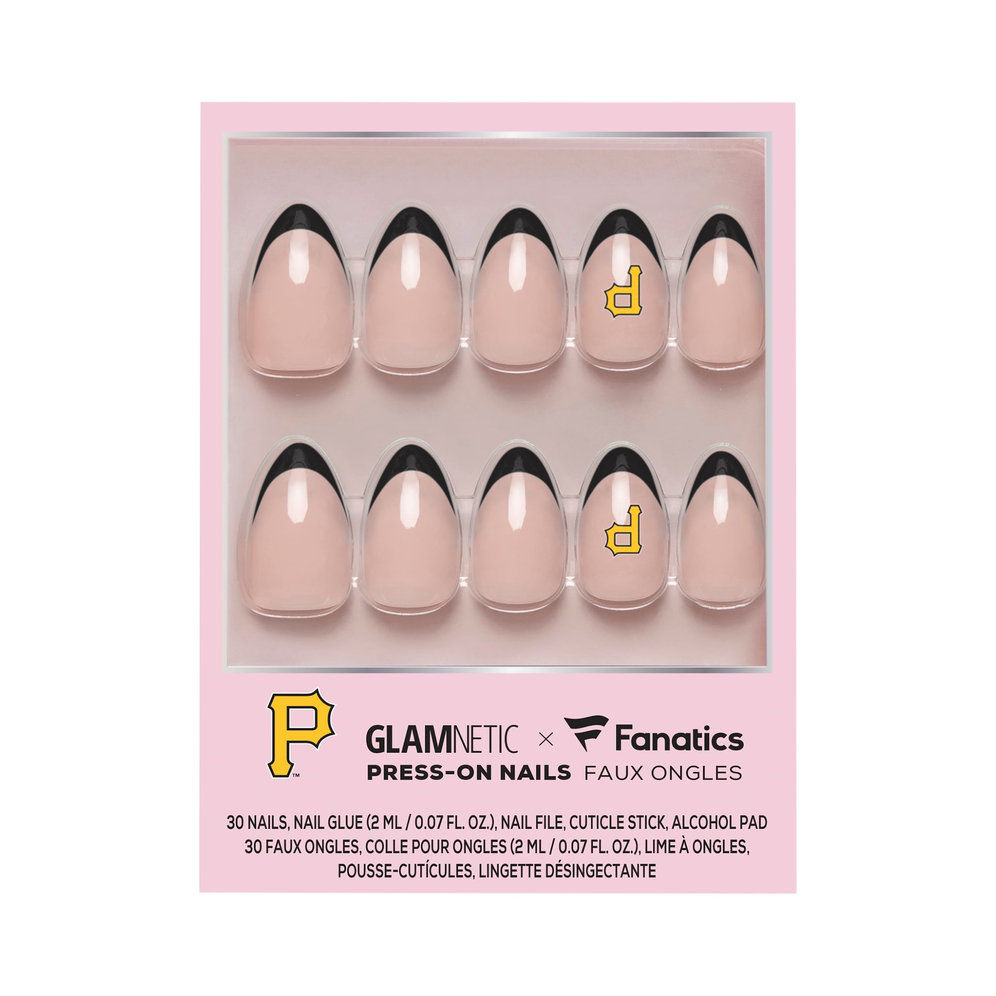 Glamnetic x Fanatics  Pittsburgh Pirates Nail Kit
