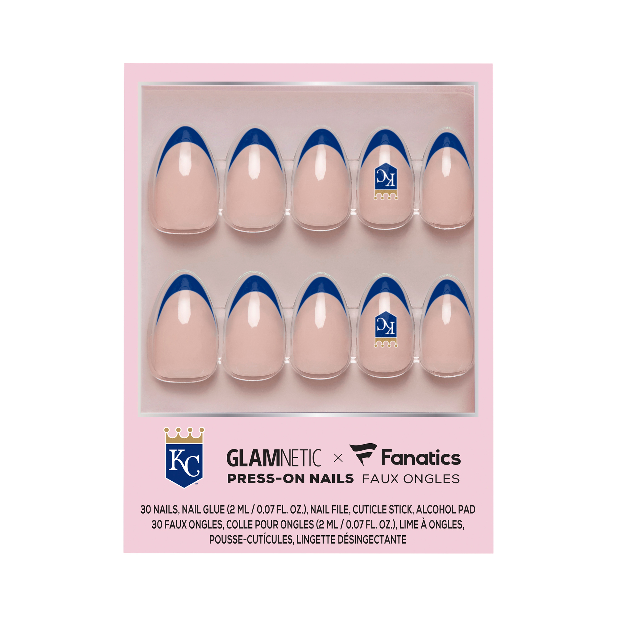 Glamnetic x Fanatics  Kansas City Royals Nail Kit