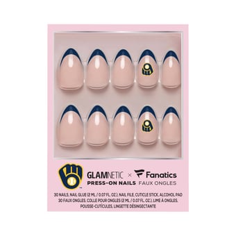Glamnetic x Fanatics  Milwaukee Brewers Nail Kit