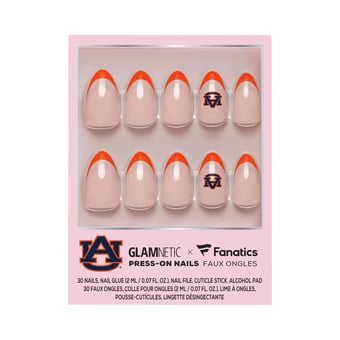 Glamnetic x Fanatics  Auburn Tigers Nail Kit