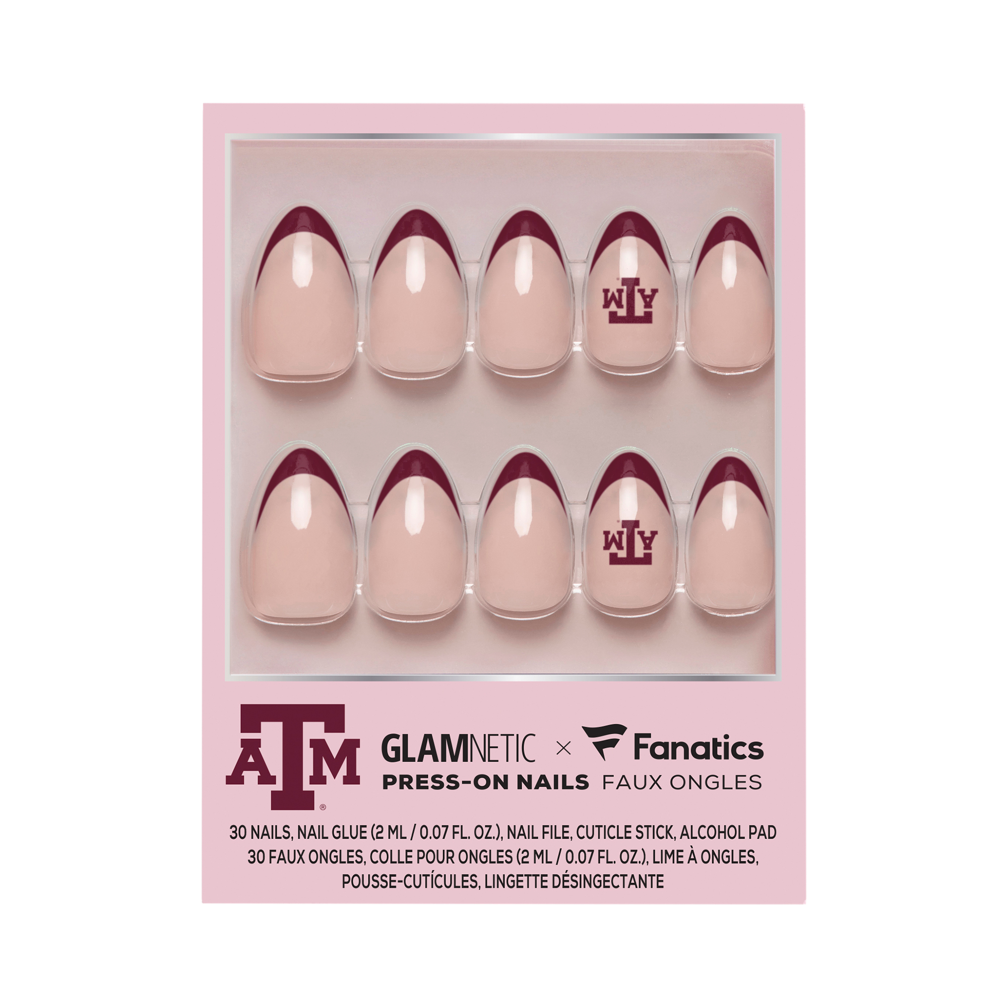 Glamnetic x Fanatics  Texas A&M Aggies Nail Kit