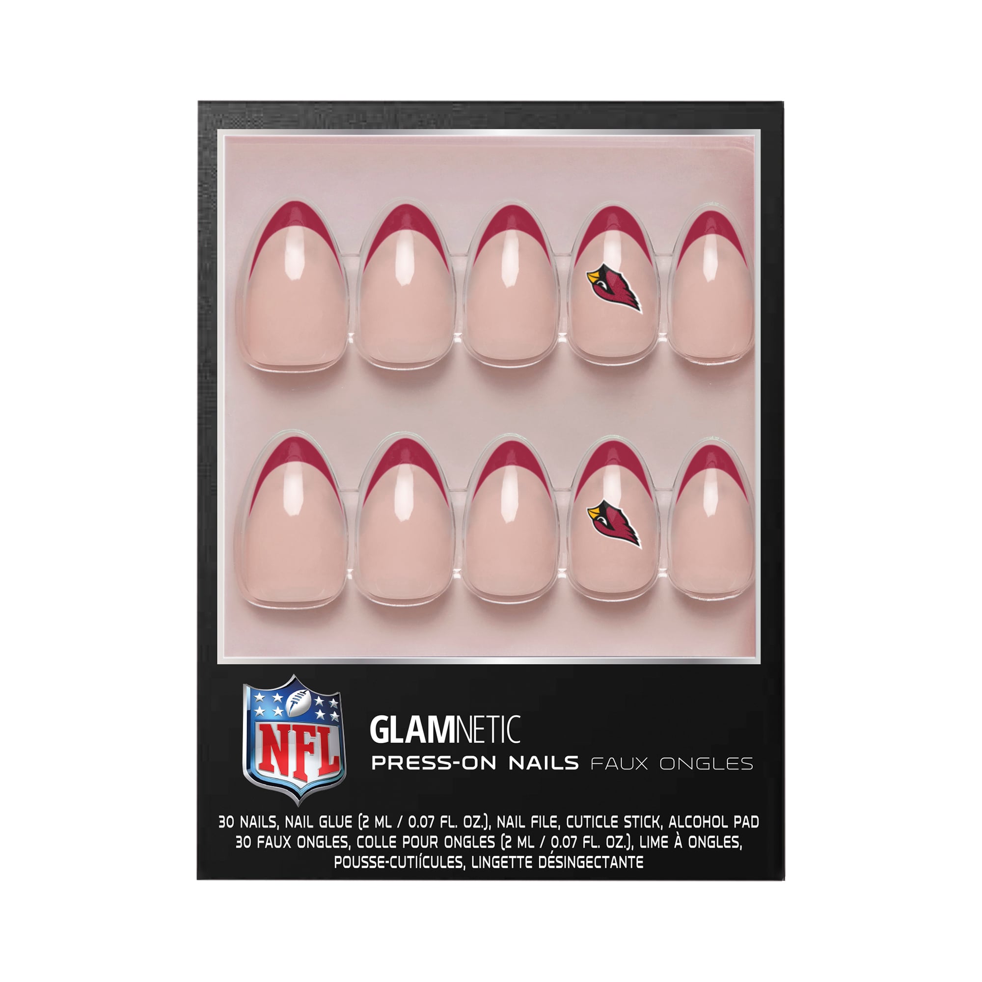 Glamnetic x Fanatics  Arizona Cardinals Nail Kit
