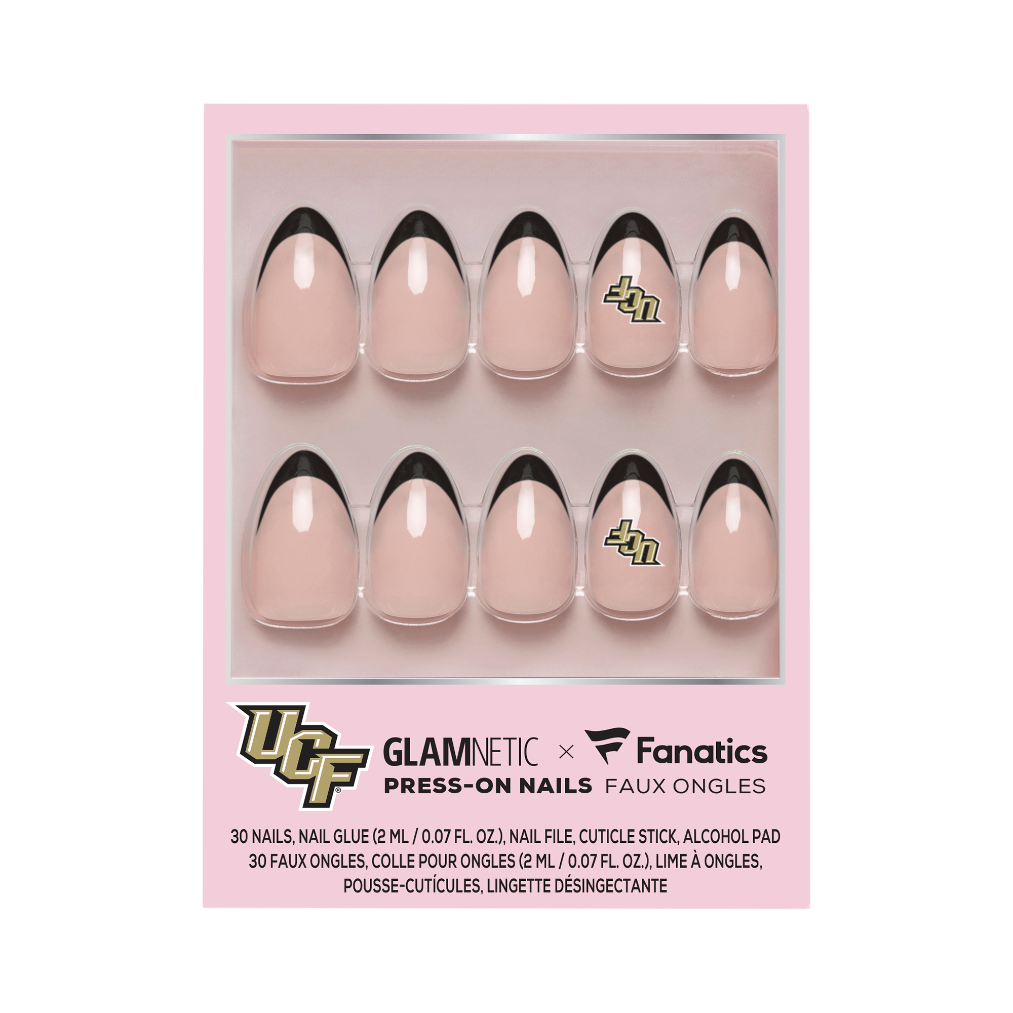 Glamnetic x Fanatics  UCF Knights Nail Kit