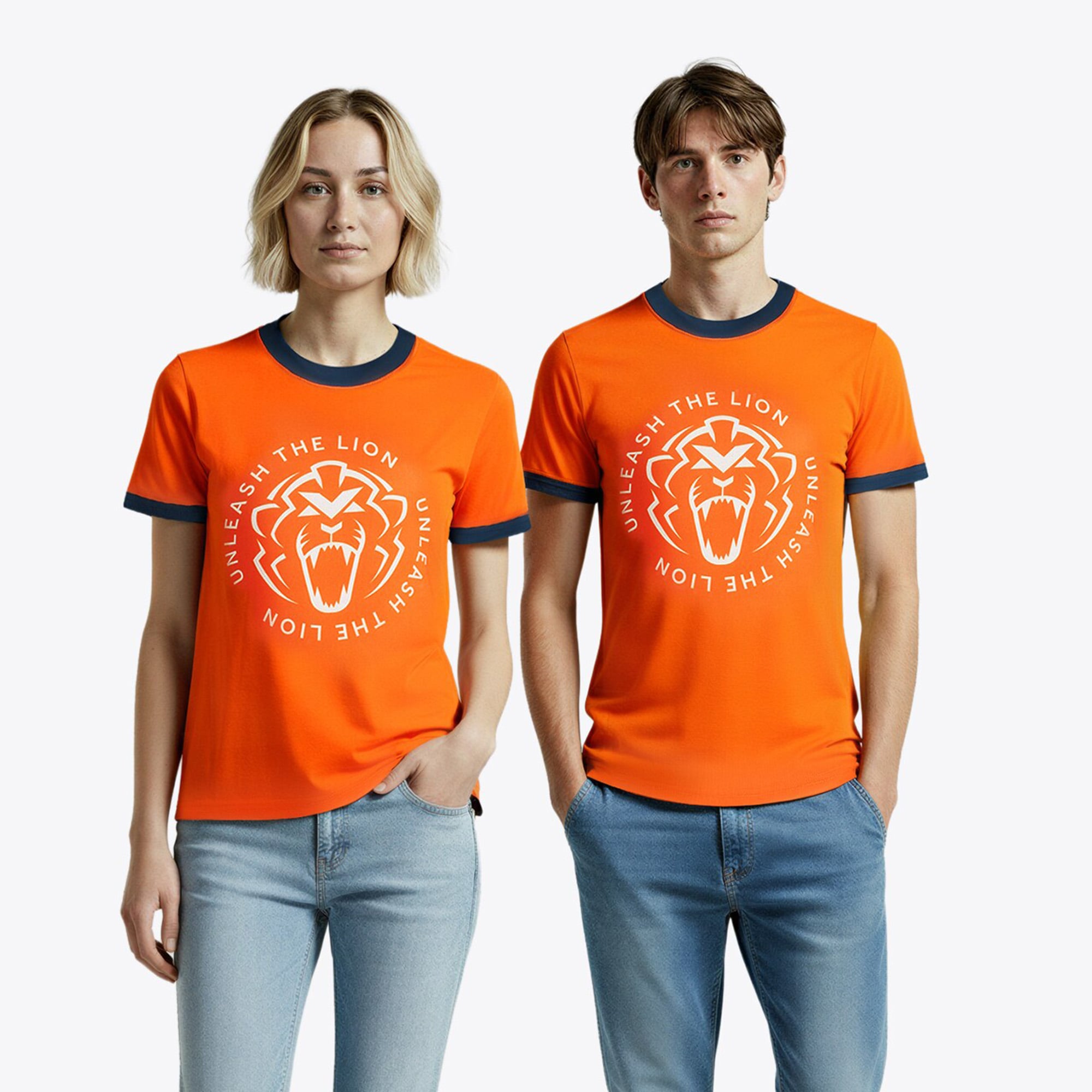 Unleash the Lion Sports Shirt - Orange