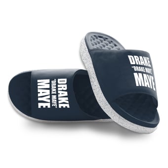 Youth ISlide Drake Maye Player Name Motive Slide Sandals