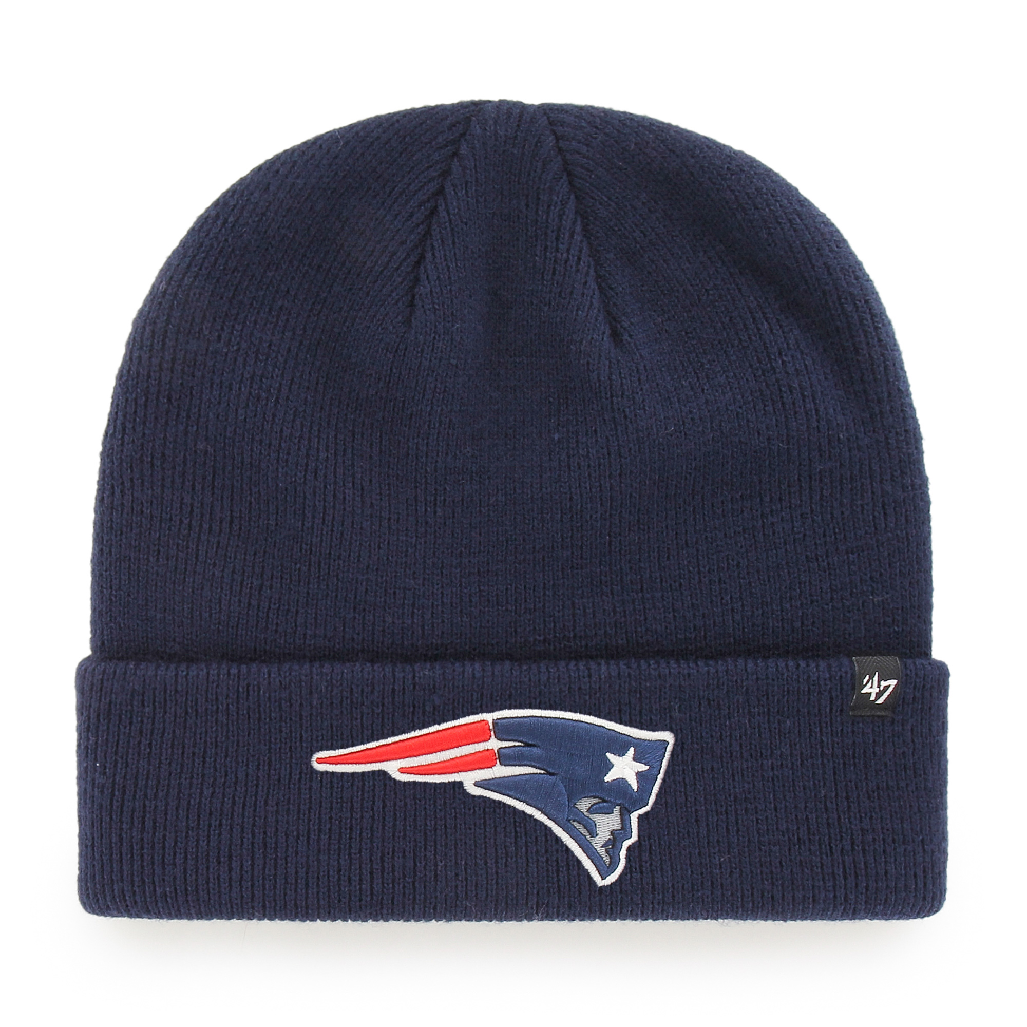 Men's '47 Navy New England Patriots Primary Basic Cuffed Knit Hat