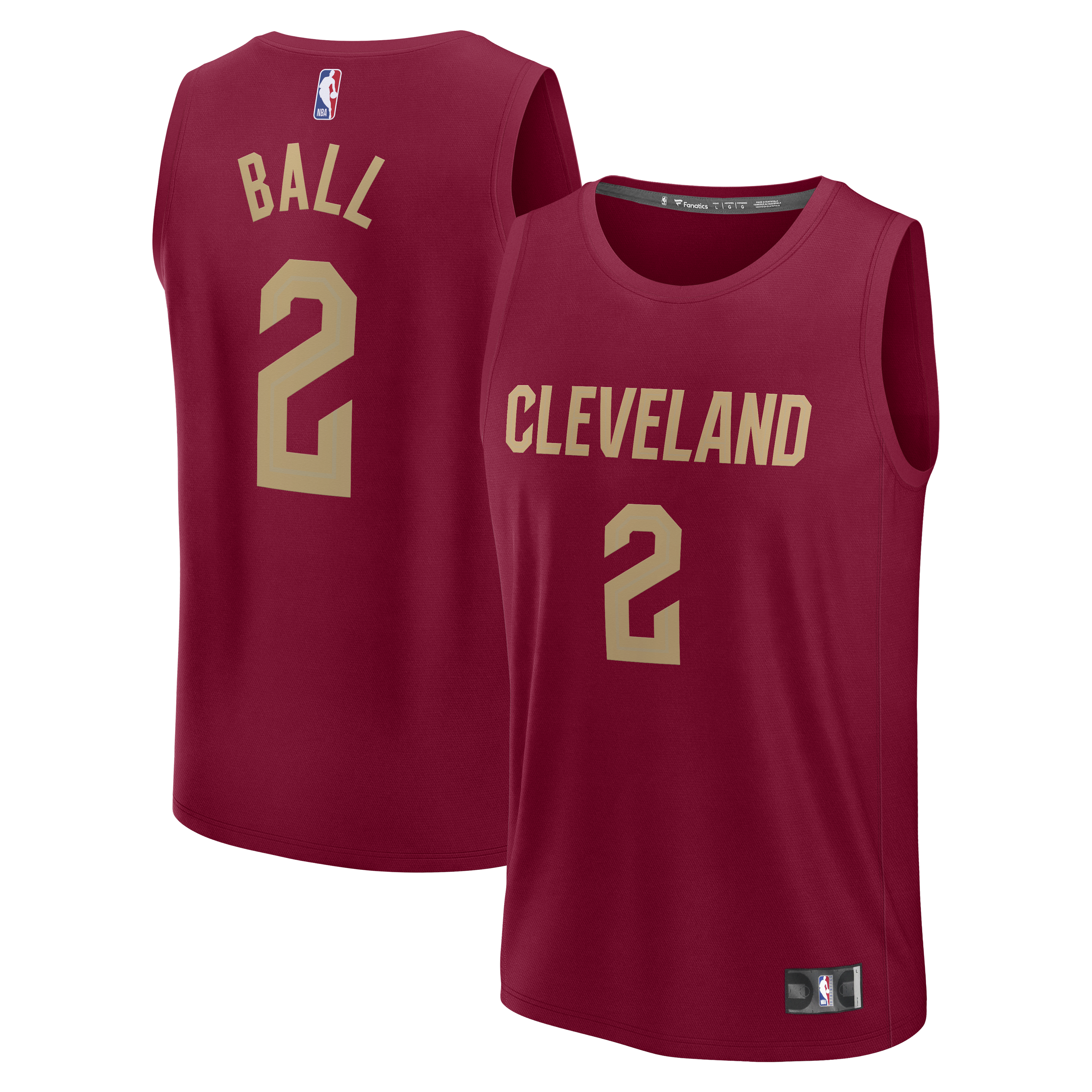 Men’s Fanatics Lonzo Ball Wine Cleveland Cavaliers Fast Break Replica Jersey – Icon Edition Men’s Fanatics Lonzo Ball Wine Cleveland Cavaliers Fast Break Replica Jersey – Icon Edition