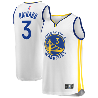 Men's Fanatics Will Richard White Golden State Warriors Fast Break Replica Player Jersey - Association Edition