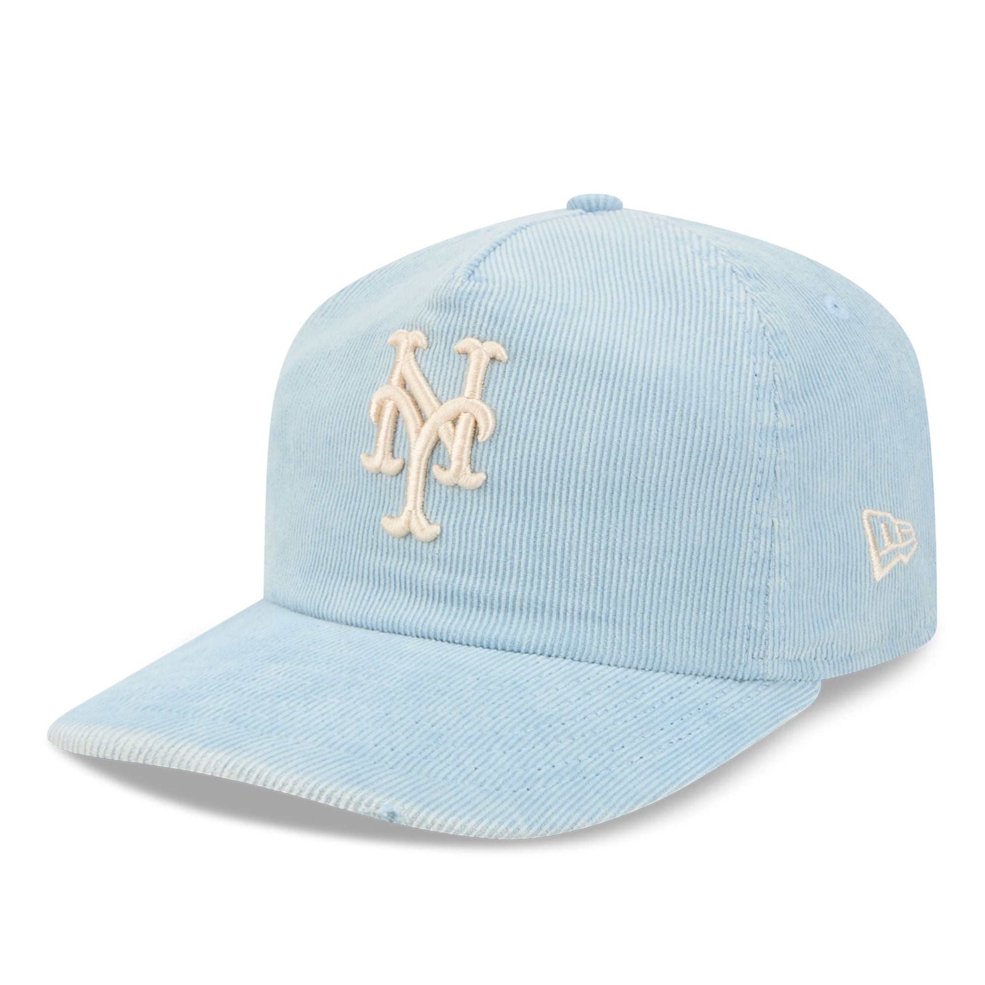 Men's New Era Light Blue New York Mets Corduroy 19TWENTY Adjustable Hat