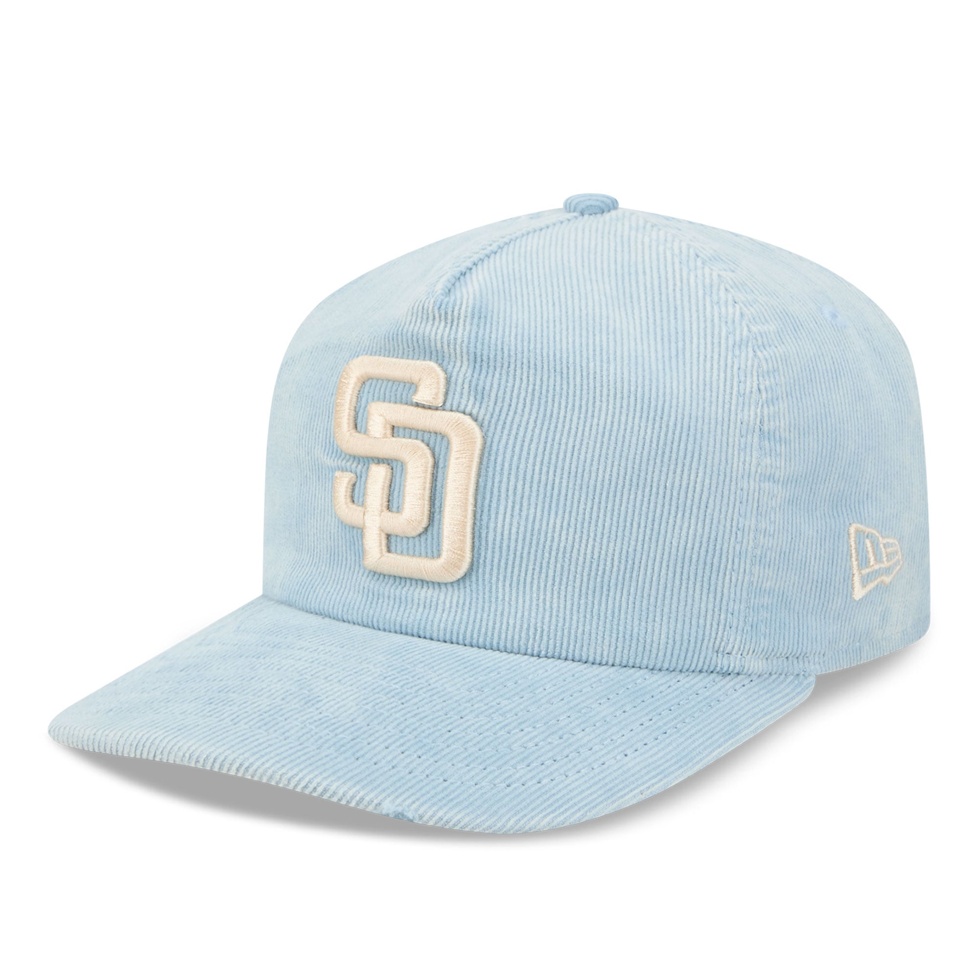 Men's New Era Light Blue San Diego Padres Corduroy 19TWENTY Adjustable Hat