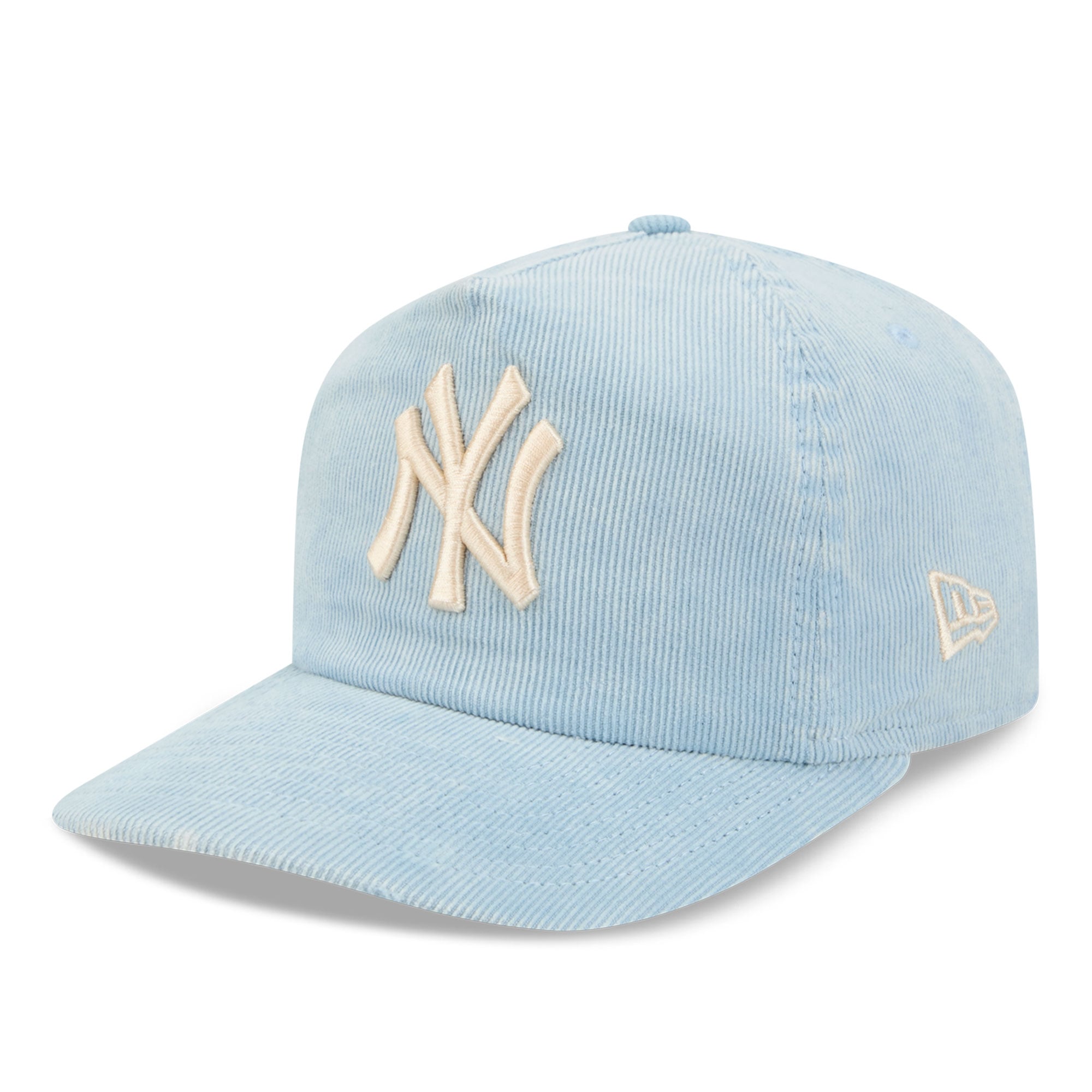 Men's New Era Light Blue New York Yankees Corduroy 19TWENTY Adjustable Hat