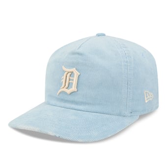 Men's New Era Light Blue Detroit Tigers Corduroy 19TWENTY Adjustable Hat