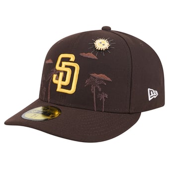 Men's New Era Brown San Diego Padres City Icon Pin 59FIFTY Fitted Hat