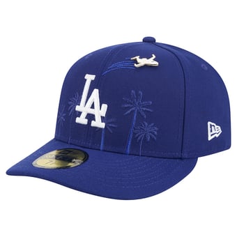Men's New Era Royal Los Angeles Dodgers City Icon Pin 59FIFTY Fitted Hat