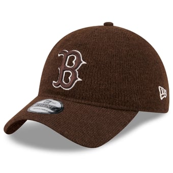 Men's New Era  Brown Boston Red Sox Open Market Wool 9TWENTY Adjustable Hat