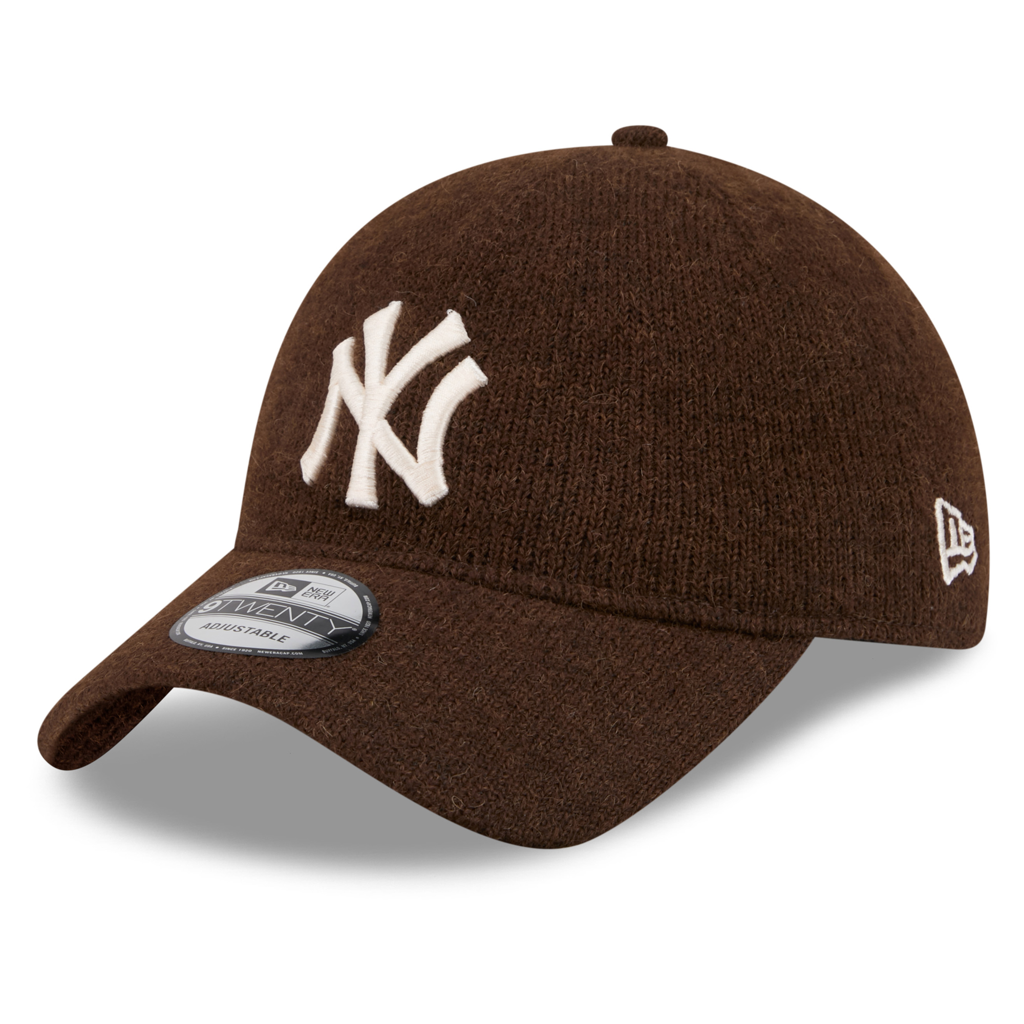 Men's New Era  Brown New York Yankees Open Market Wool 9TWENTY Adjustable Hat